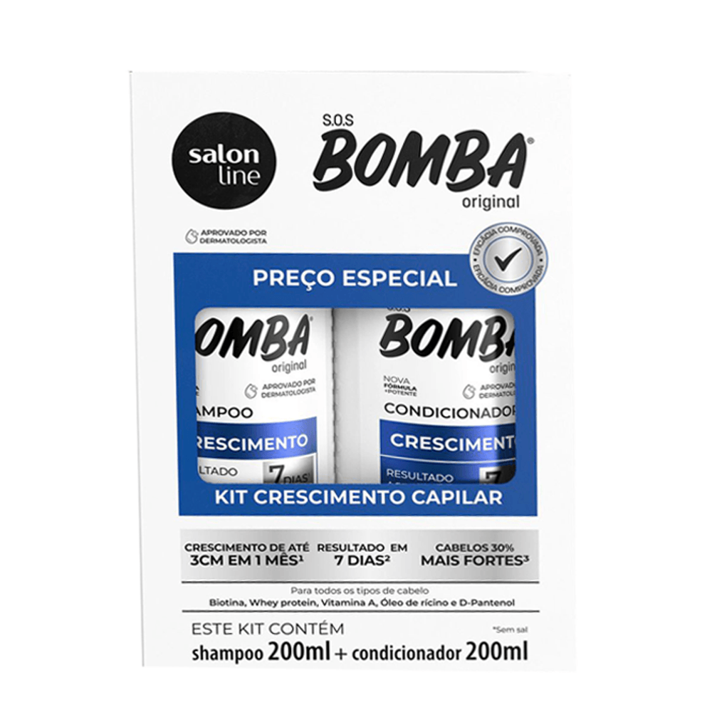 Kit Salon Line S.O.S Bomba Original (2x200ml)