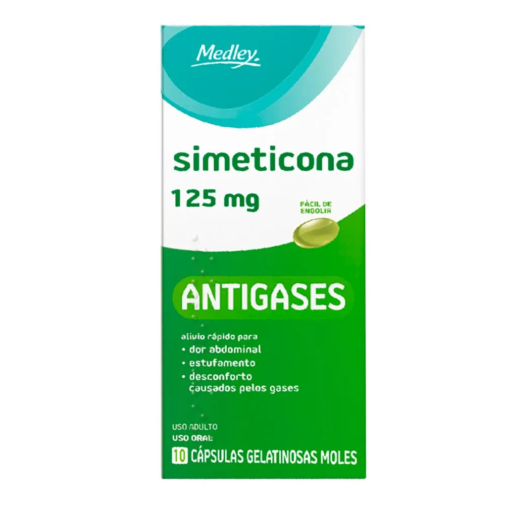 Simethicone 125mg 10 Gel Capsules