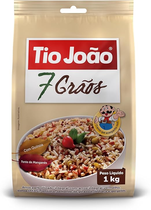 Tio João Arroz 7 Grãos Integrais com Quinoa (1Kg)