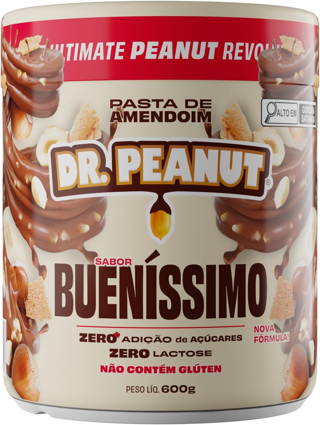 Pasta de Amendoim Dr. Peanut (600g) - Sabores: