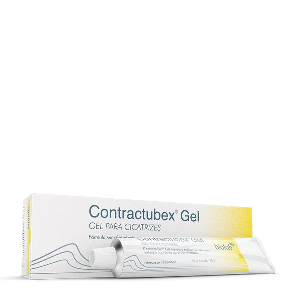 Contractubex 100mg/g + 10mg/g + 0,4mg/g Biolab 1 Bisnaga com 20g Gel para Cicatriz