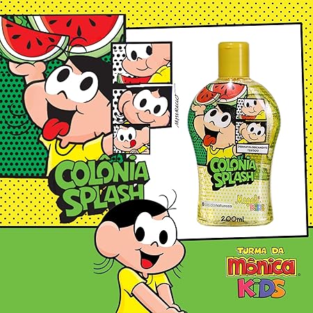 Colônia Splash Turma da Mônica 200ml