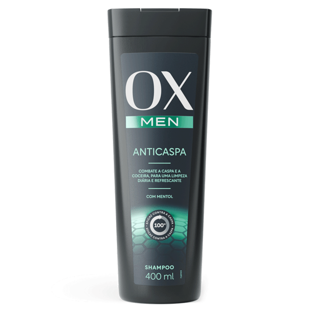 Shampoo OX MEN Anticaspa (400ml)Oferta!