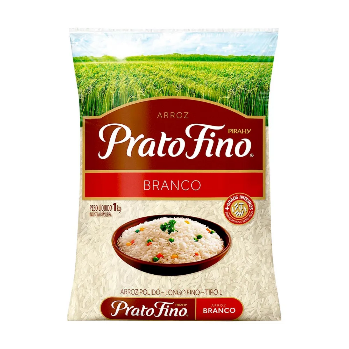 Prato Fino Arroz Branco Tipo 1 (1Kg)