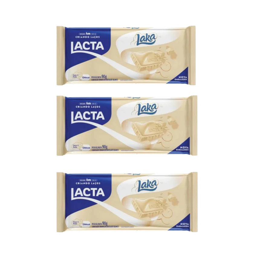 Lacta Barra de Chocolate Laka (3x80g)
