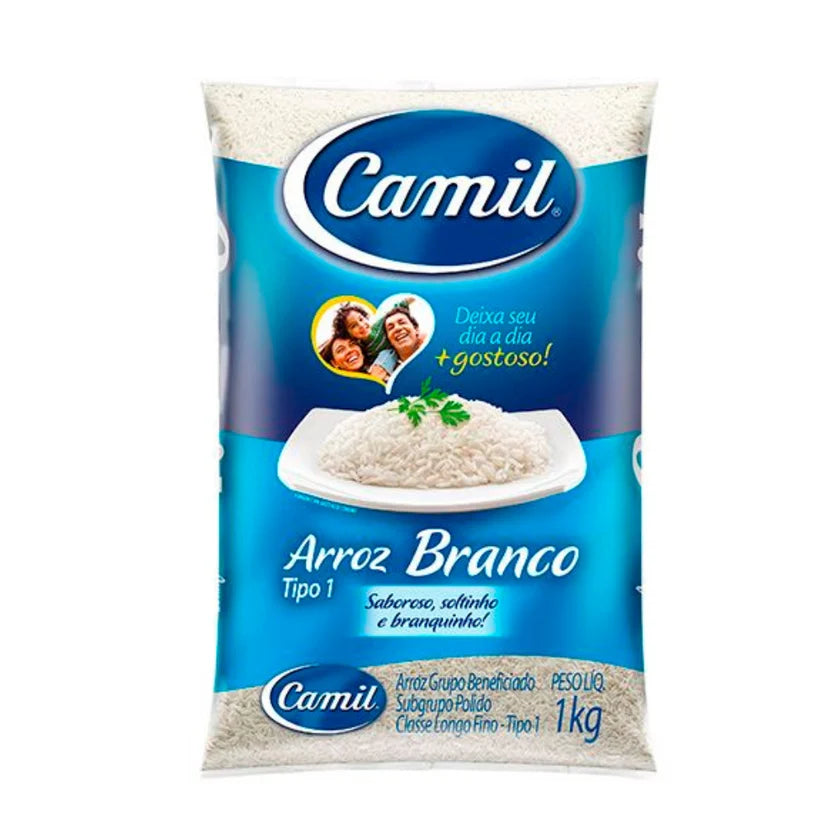 Camil Arroz Branco Tipo 1 (1Kg)