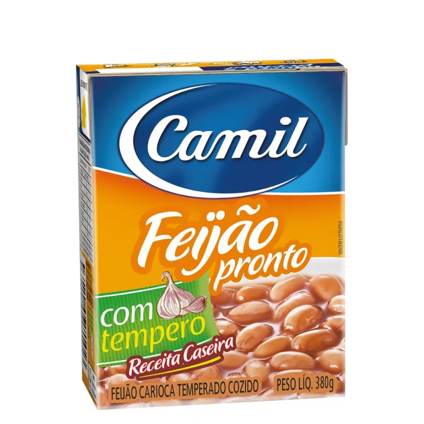 Camil Feijão Pronto Temperado Carioca (380g)