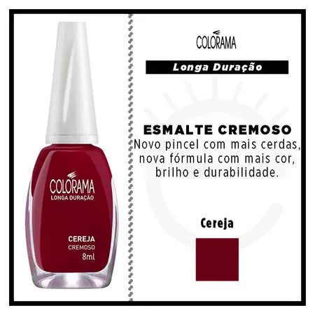 Colorama Esmalte Cremoso: Cereja (8ml)
