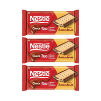 Nestlé Choco Trio Chocolate Bar with Biscuit Filling (3x90g)