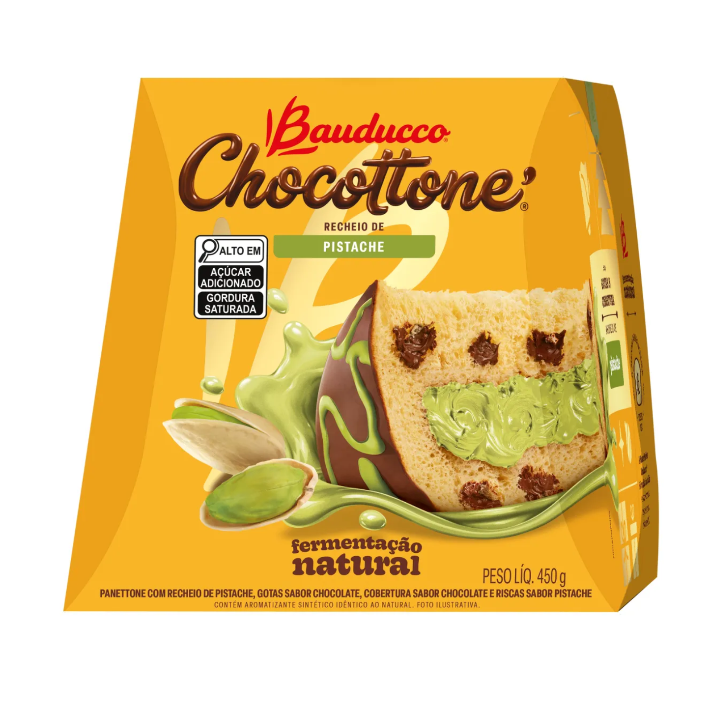 Bauducco Chocottone com Recheio de Pistache (450g)