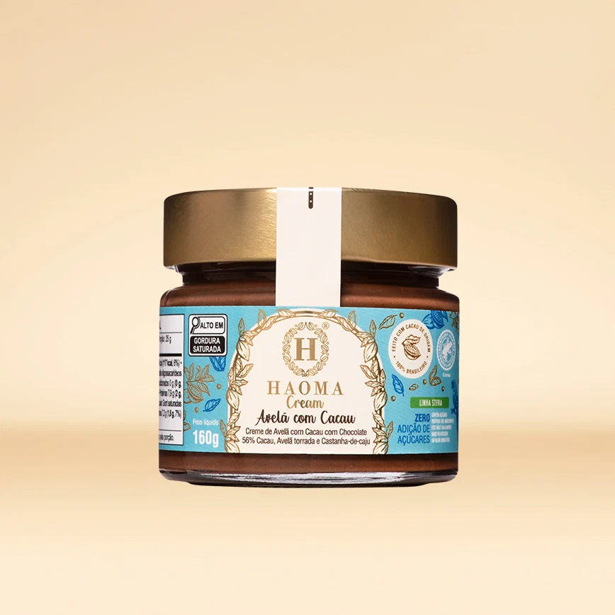 Haoma Creme de Avelã | Linha Stevia (116g)