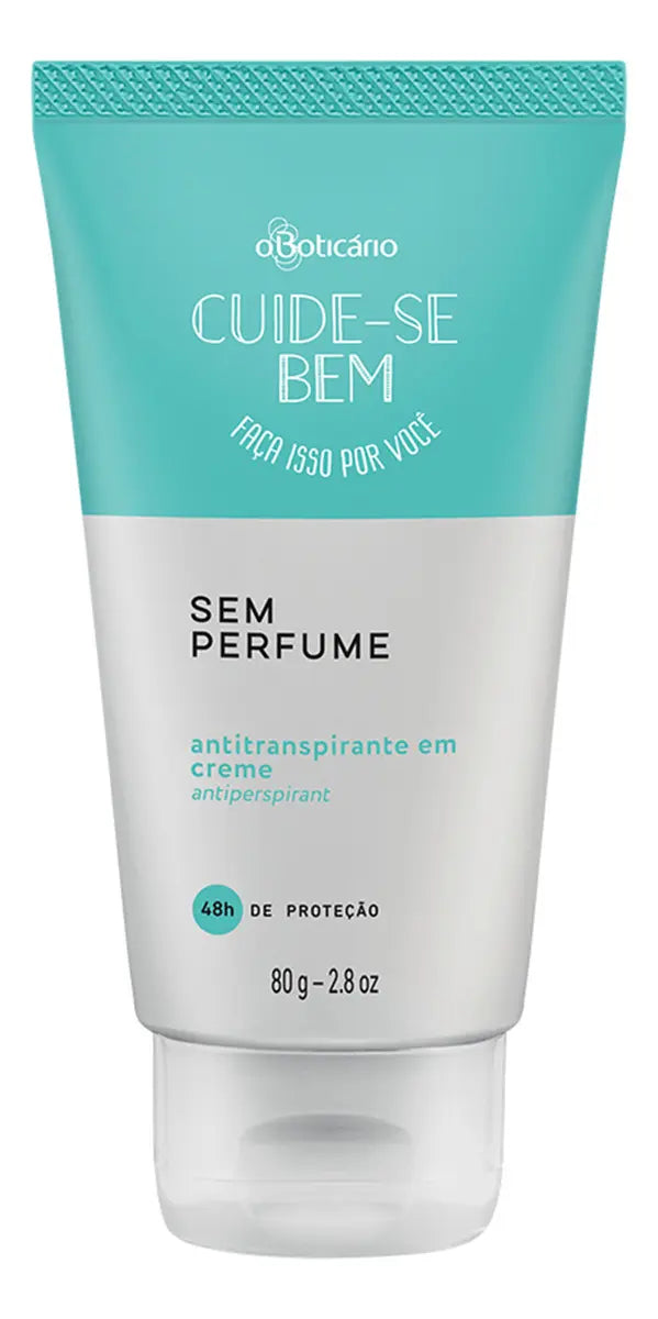 O Boticário Antitranspirante em Creme Cuide-se Bem: Sem Perfume (80g)