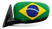 Bandeira Do Brasil Capa Decorativa Para Retrovisor De Carro
