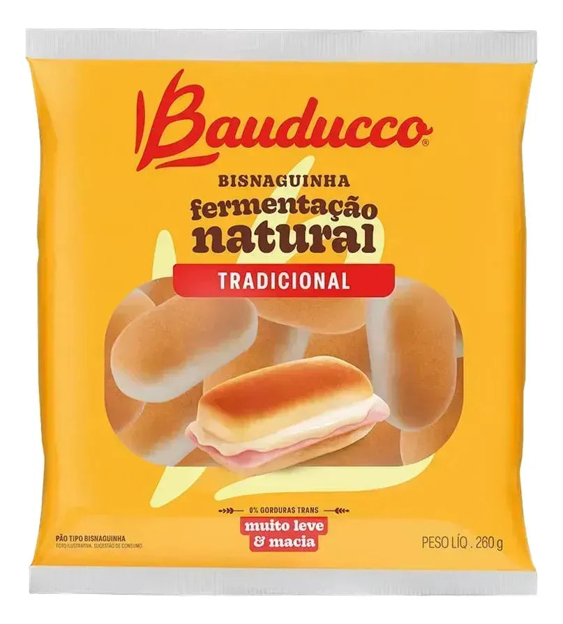 Bauducco Bisnaguinha - Produto Fermentação Natural.