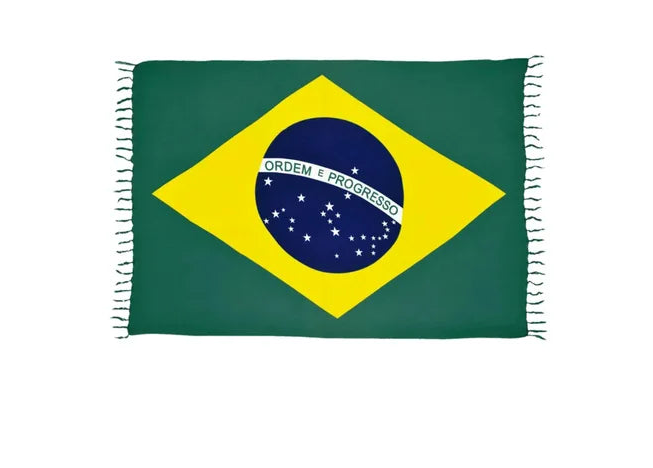 Canga Praia Grande Bandeira do Brasil