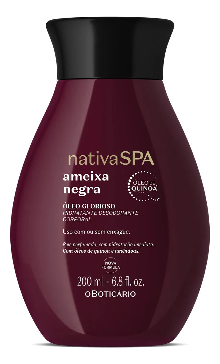 O Boticário Óleo Hidratante Desodorante Corporal Nativa SPA: Ameixa Negra (200ml)