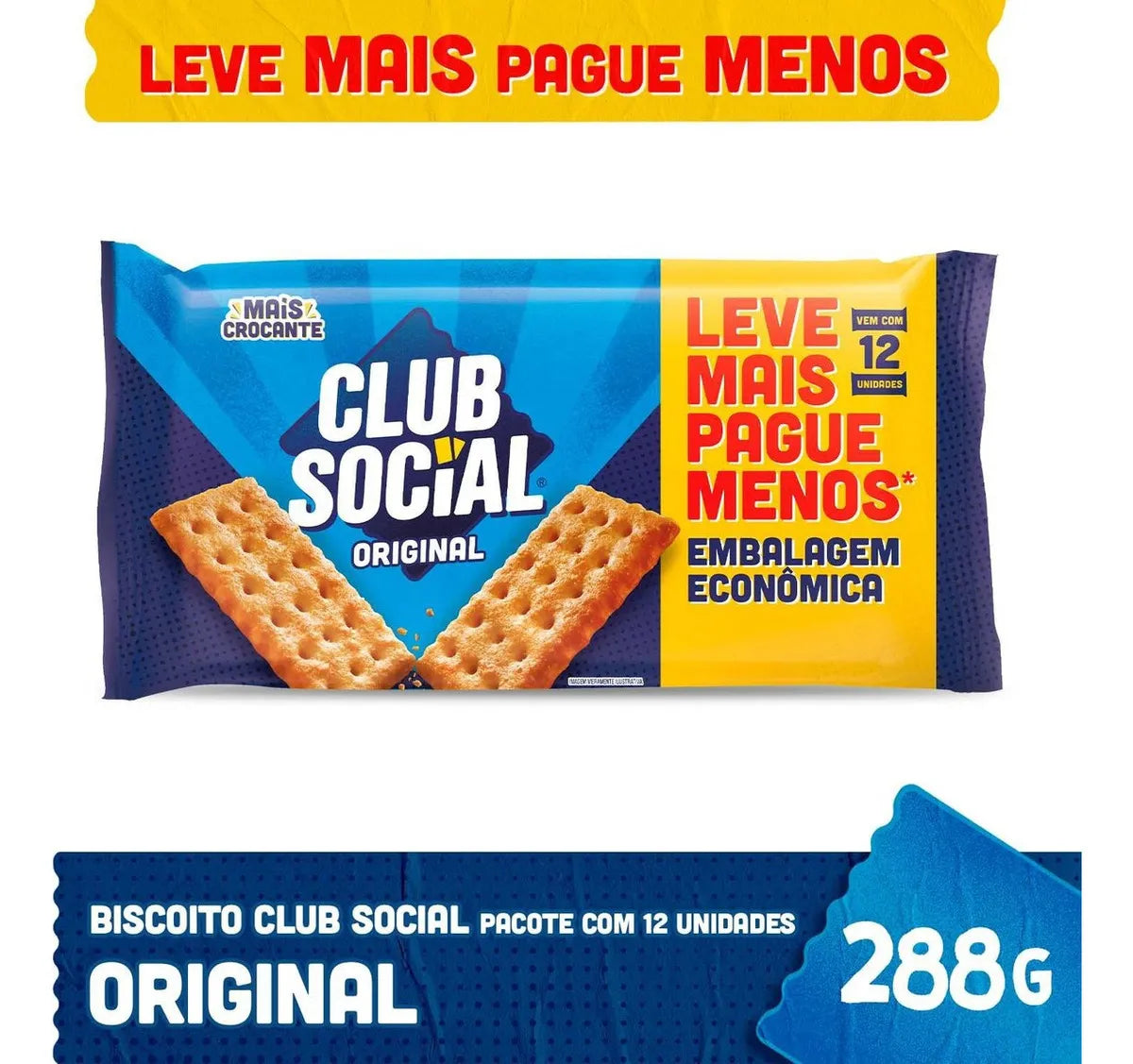 Club Social Biscoito Original (288g)