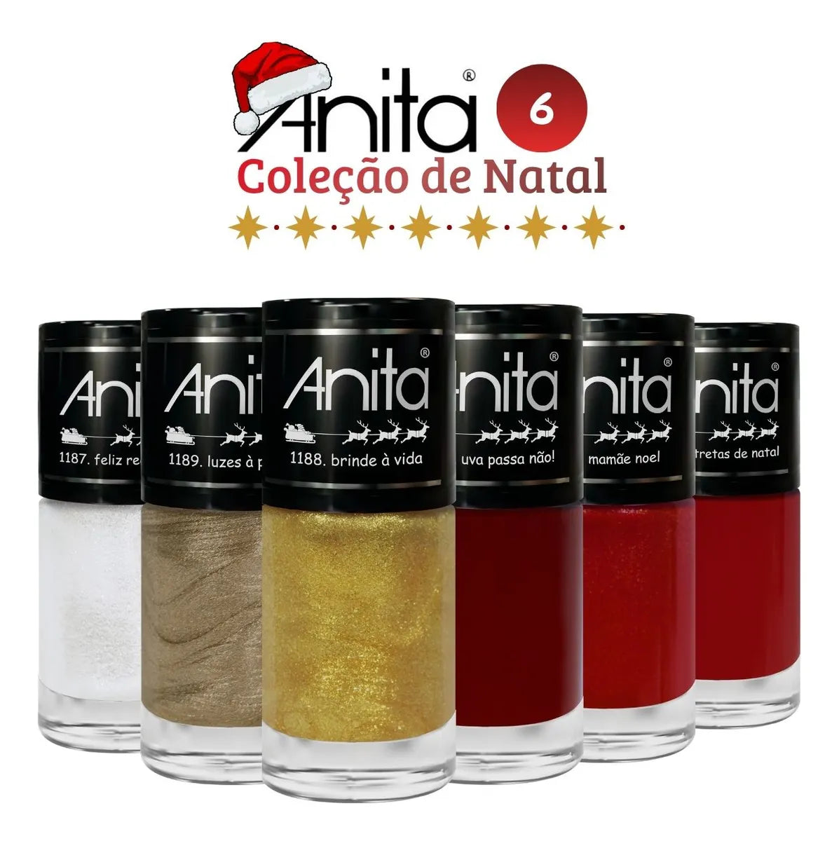 Esmalte Anita 10ml Coleção: Tempo de Celebrar - Natal