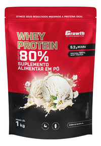 Whey Protein Growth (1kg) - Sabores: