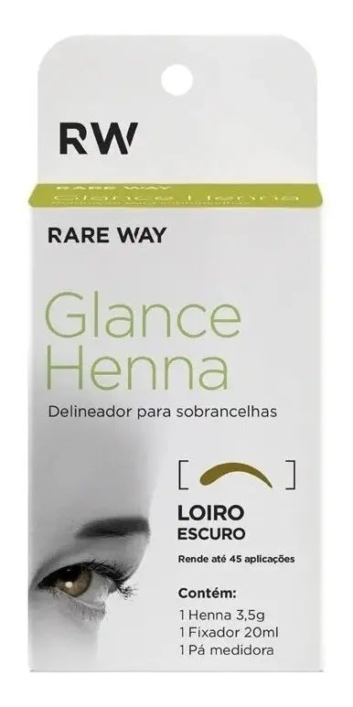 Rare Way Glance Henna Delineador para Sobrancelhas: Loiro Escuro (3,5g)