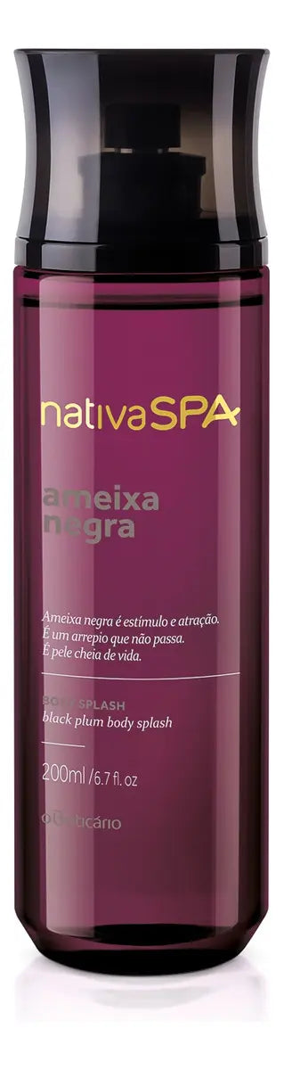 O Boticário Body Splash Nativa Spa: Ameixa Negra (200ml)