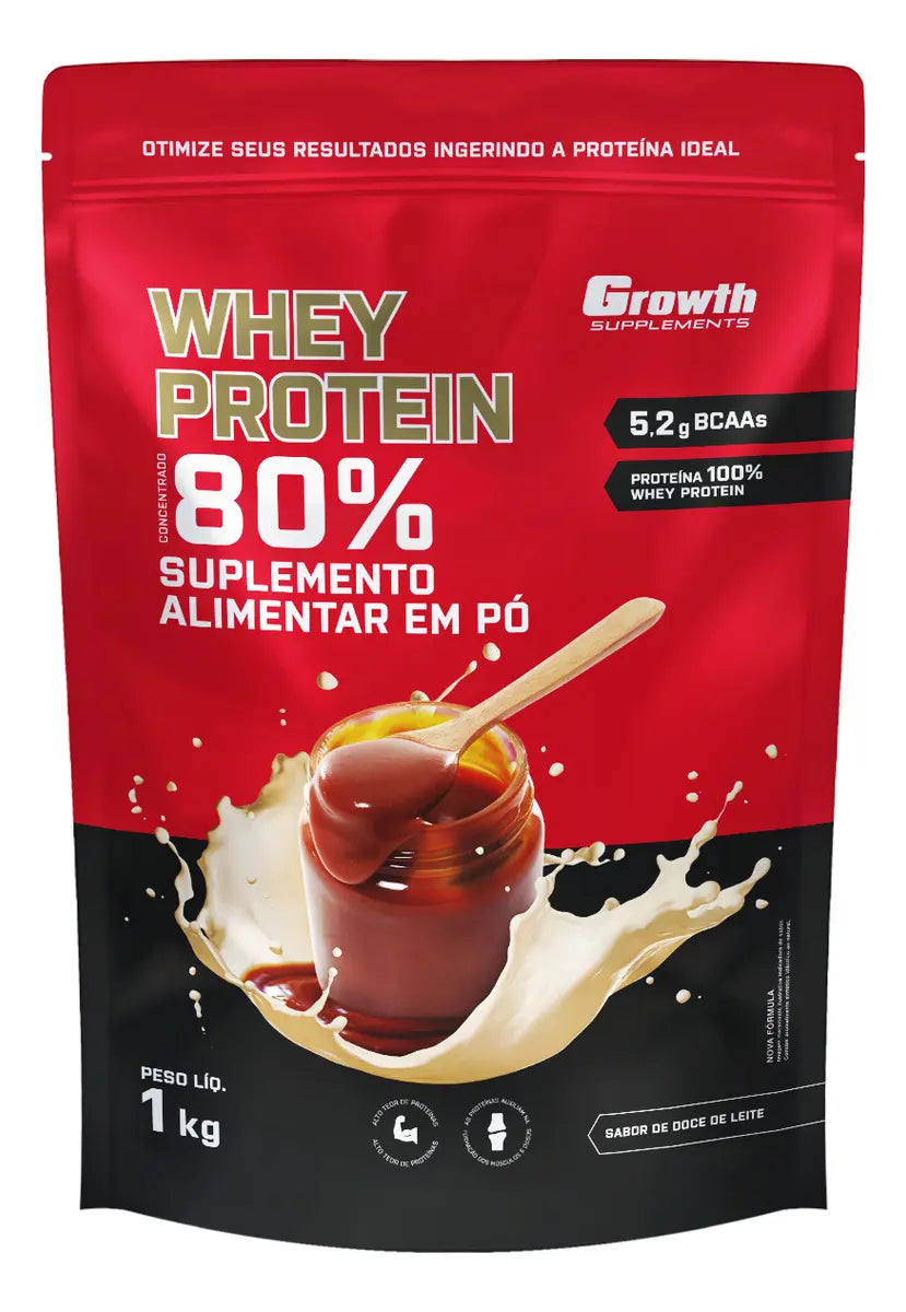 Whey Protein Growth (1kg) - Sabores: