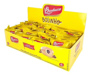 Bauducco Bolinho Baunilha com Recheio Chocolate. Caixa com 16 Unidades (640g)