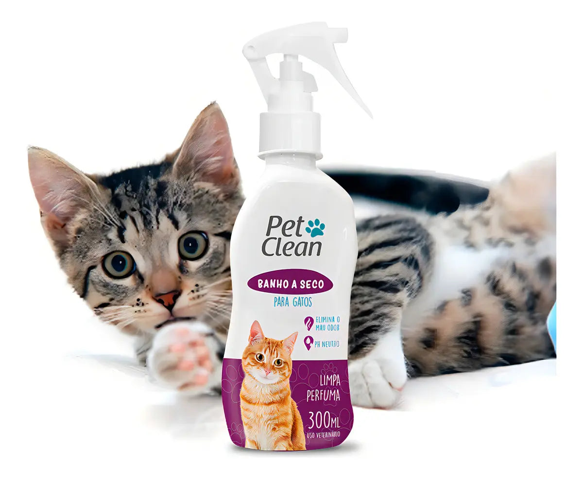 Banho a Seco Pet Clean para Gatos (300ml)