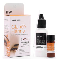 Rare Way Glance Henna Delineador para Sobrancelhas: Castanho Escuro (3,5g)