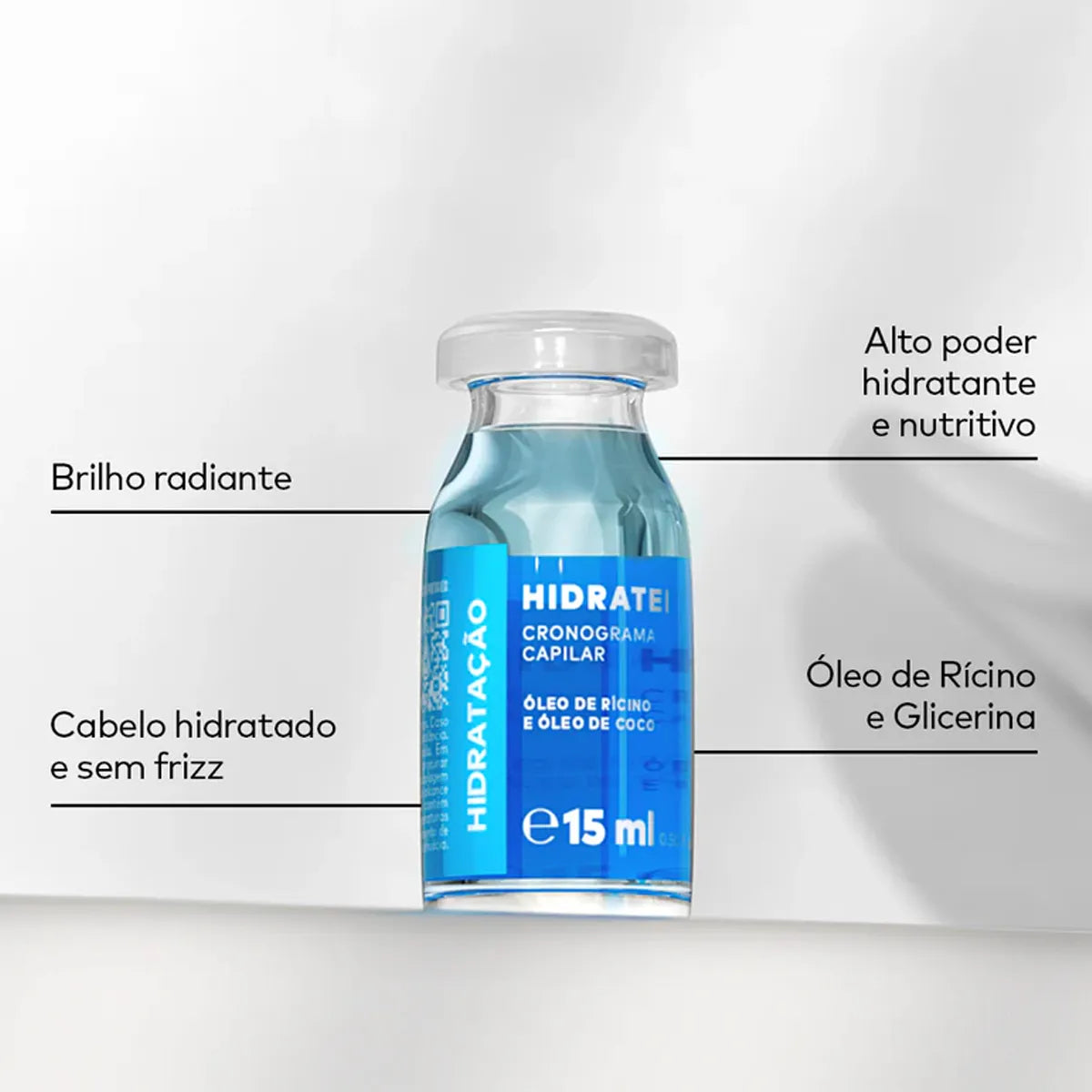 Kit de Ampolas Hidratei Cronograma Capilar 4x15ml