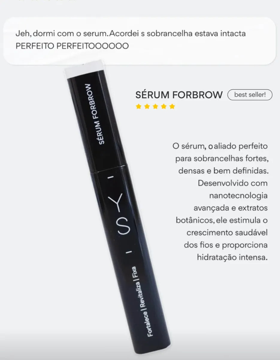 Sérum Forbrow Yousense Fortalecedor Hidrata Brow Lamination 10ml