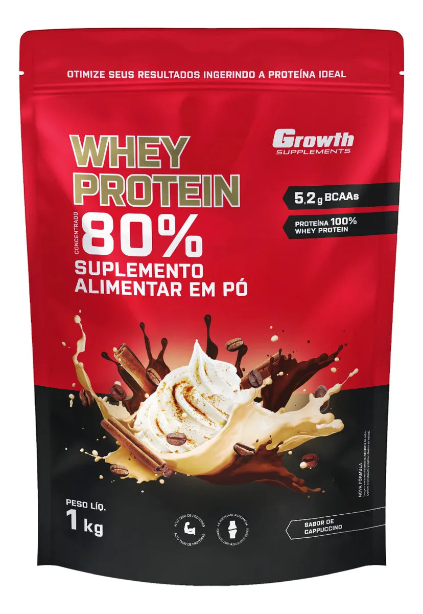 Whey Protein Growth (1kg) - Sabores: