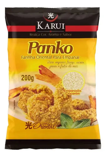 Karui Panko: Farinha para Empanar Frango, Carnes, Peixes e Fruto do Mar (200g)