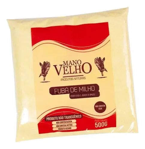 Fubá De Milho Natural Mano Velho (500g)Oferta!