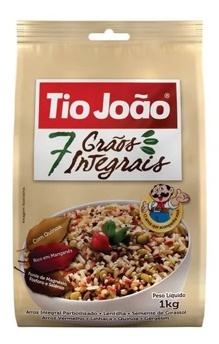 Tio João Arroz 7 Grãos Integrais com Quinoa (1Kg)
