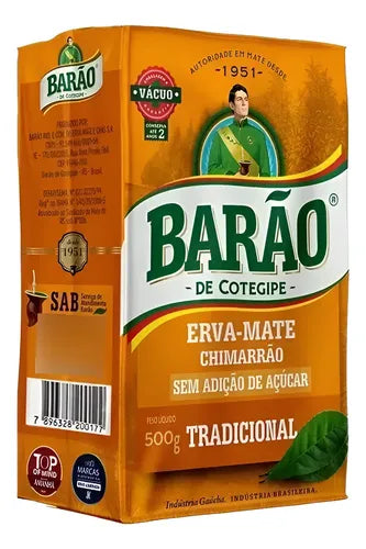Erva Mate Barão Tradicional à Vacuo (500g)