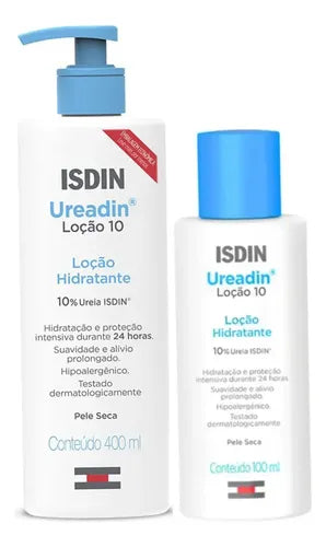 Kit Ureadin Hidratação: Loção Corporal 400ml + Gel de Banho Isdin 100ml 300ml