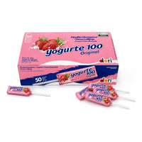 Pirulito Mastigável Yogurte 100 Original Caixa  (560g)
