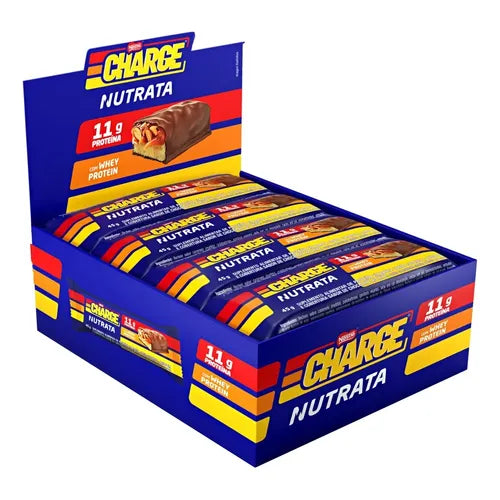 Nestlé Barra Proteina Charge com Whey Protein Nutrata (12x45g)