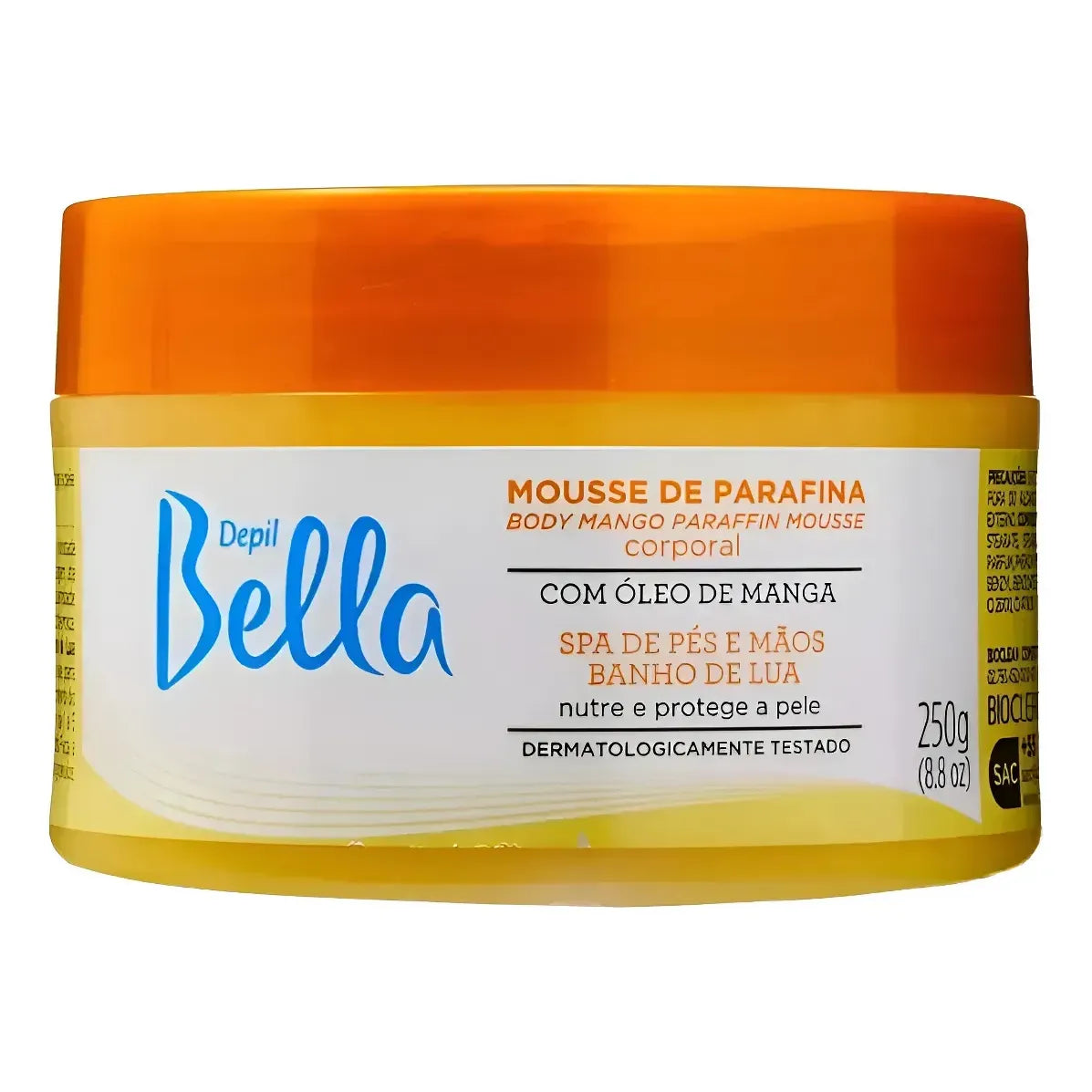 Depil Bella Mousse de Parafina com Óleo de Manga (250g)