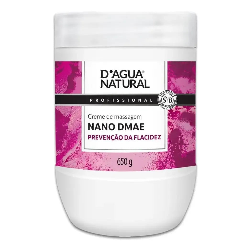 Creme massagem  D`Agua Argiloterapia Natural Nano Dmae 650g