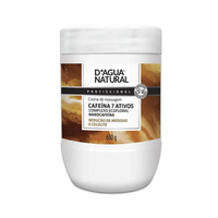 D'Agua Natural Creme para Corpo Massoterapia Cafeina 7 Ativos (650g)
