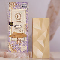 Haoma Barra de Chocolate Branco | Linha Stevia (80g)