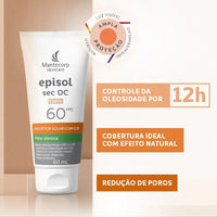 Mantecorp Protetor Solar Episol Sec Oc Fps 60 Claro 60ml