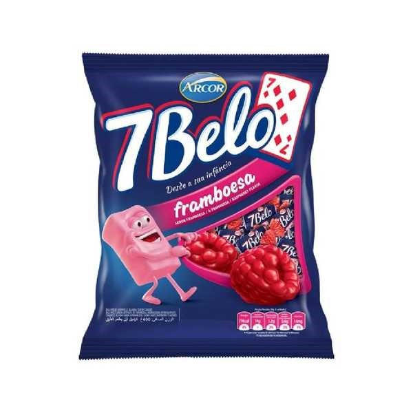 Bala 7 Belo Framboesa Arcor (500g)