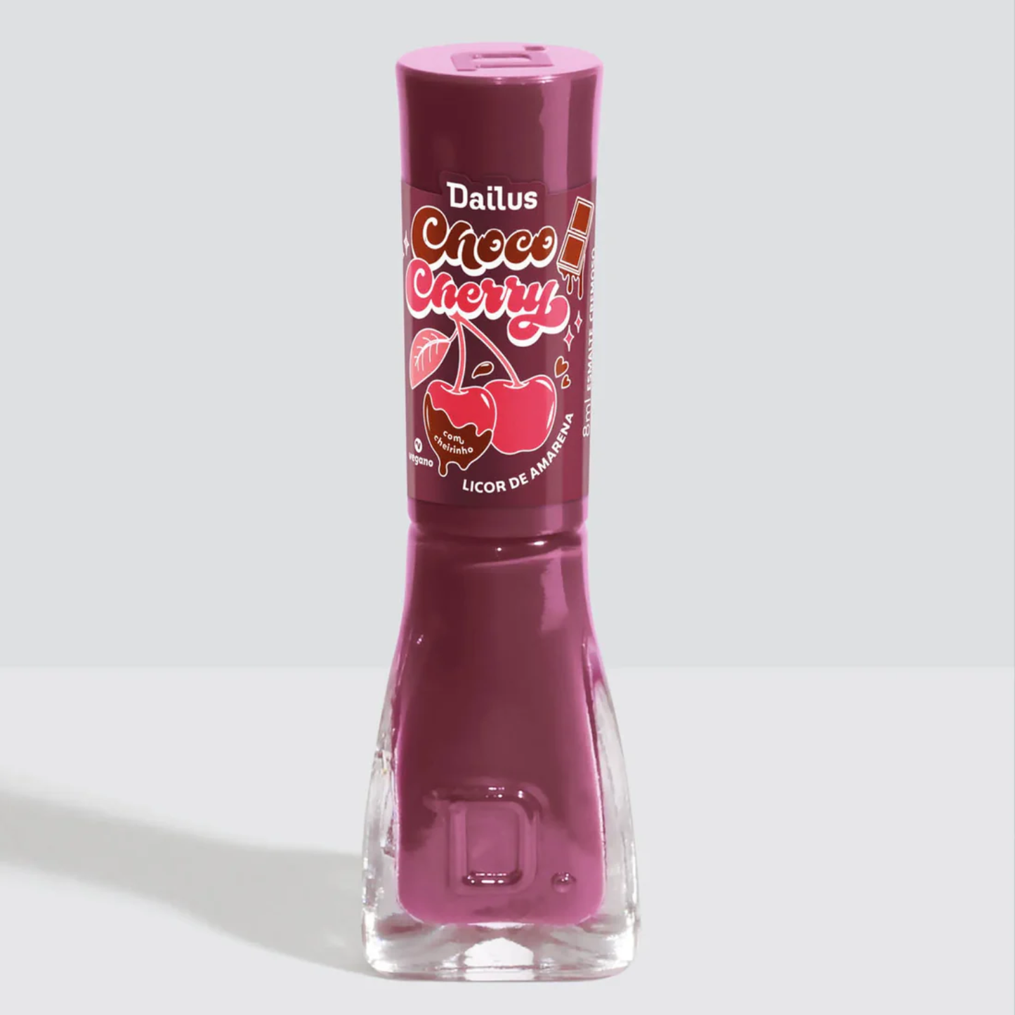 Esmaltes Choco Cherry Dailus - Unidade (8ml) - Cores: