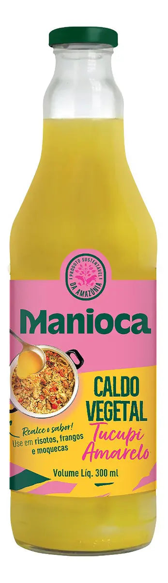 Tucupi Amarelo 300ml 100% Natural Sem Glúten E Vegano