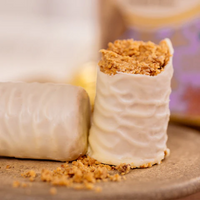 Haoma Paçoca de Amendoim com Cobertura de Chocolate Branco | Linha Stevia (225g)