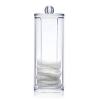 Porta Algodão em Disco Acrílico