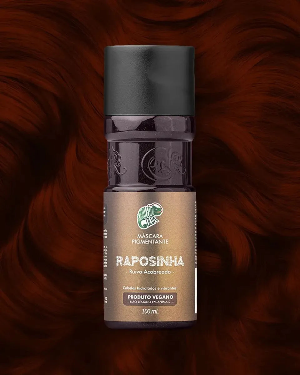 Máscara Pigmentante Raposinha 100ml - Kamaleão Color Tom Ruivo Acobreado